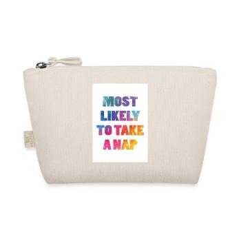 Most likely to take a nap - Organic Pouch - nature - Front