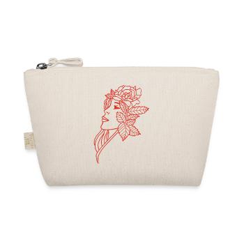 La dame et la rose (rouge) - Trousse biologique - nature - Devant