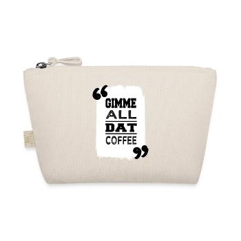 bday gift idea present idea cool coffeebean - Bio-Täschchen - Natur - Vorne