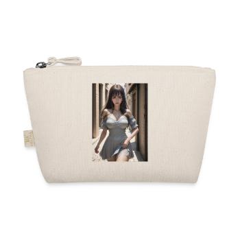 Woman in a alley, town,Generated AI - Organic Pouch - nature - Front
