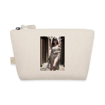Woman in a alley, town,Generated AI - Organic Pouch - nature - Front