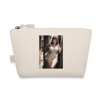 Woman in a alley, town,Generated AI - Organic Pouch - nature - Front