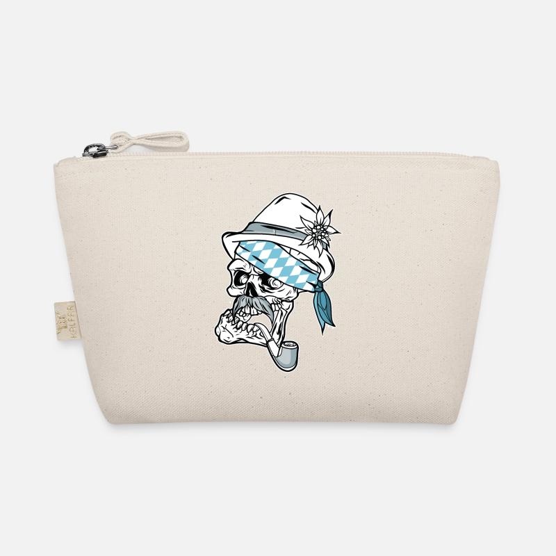 Bavarian Skull // Illustration Bio-Täschchen