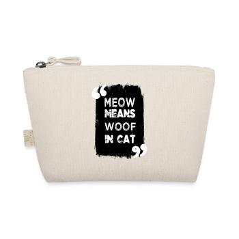 present idea cats guenon pet kitten cat lover - Bio-Täschchen - Natur - Vorne