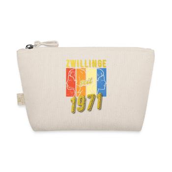 Zwillinge Sternzeichen 1971 Geschenk - Bio-Täschchen - Natur - Vorne