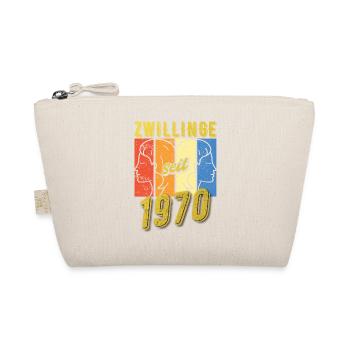 Zwillinge Sternzeichen 1970 Geschenk - Bio-Täschchen - Natur - Vorne