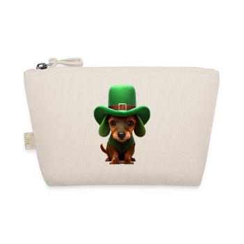 Dachshund dog St Patricks Day dog owner dogs - Organic Pouch - nature - Front