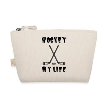 HOCKEY MY LIFE - Organic Pouch - nature - Front