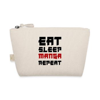 Eat Sleep Manga Repeat - Bio-Täschchen - Natur - Vorne