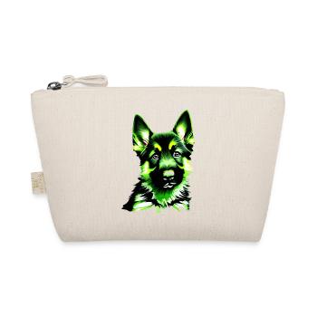 Dog Owner German Shepherd Puppy - Organic Pouch - nature - Front