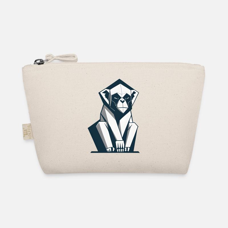 Abstract Monkey Organic Pouch