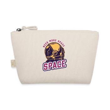 need more space astronaut Cosmic vintage - Organic Pouch - nature - Front