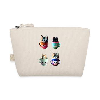 Kawaii Cup of Kitty Cat - Trousse biologique - nature - Devant