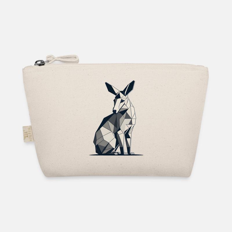 Geometric Kangaroo Organic Pouch
