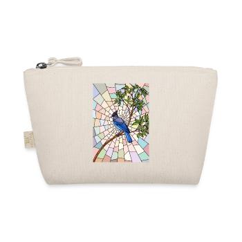 Steller's Jay in Glass - Organic Pouch - nature - Front
