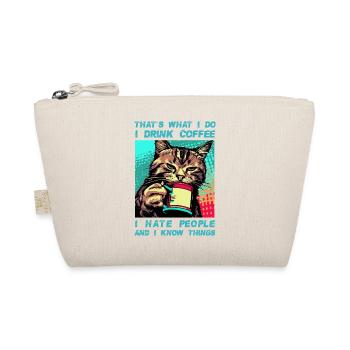 Café avec un chat - Trousse biologique - nature - Devant