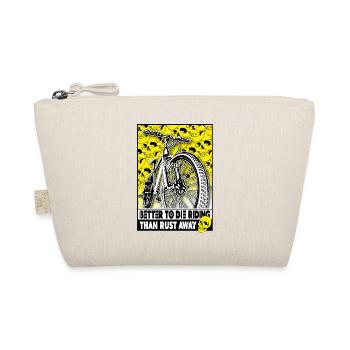 Style motard : le crâne rencontre le VTT - Trousse biologique - nature - Devant