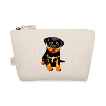 Rottweiler Dogs Dog Puppy Dog Rottweiler Puppy - Organic Pouch - nature - Front