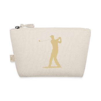 Golfer Tee Silhouette - Design pour hommes - Trousse biologique - nature - Devant