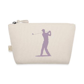 Golfer Tee Silhouette - Design pour hommes - Trousse biologique - nature - Devant