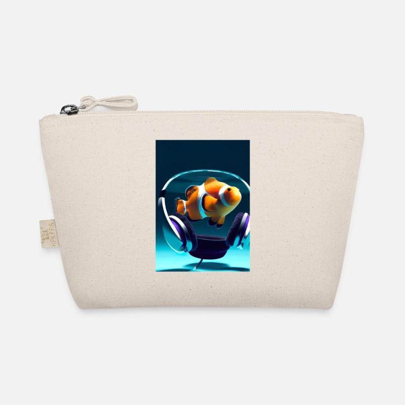 Clownfisch Kopfhörer Bio-Täschchen