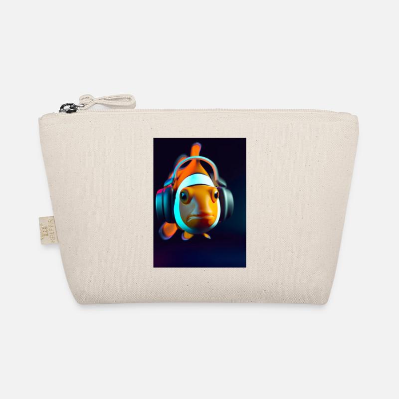 Clownfisch Kopfhörer Bio-Täschchen