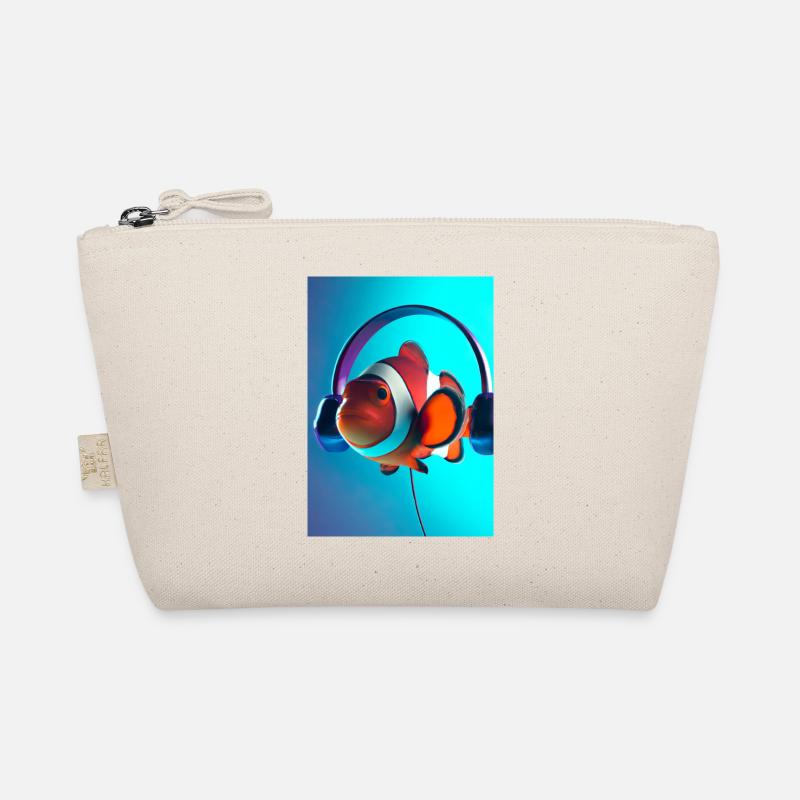 Clownfisch Kopfhörer Bio-Täschchen