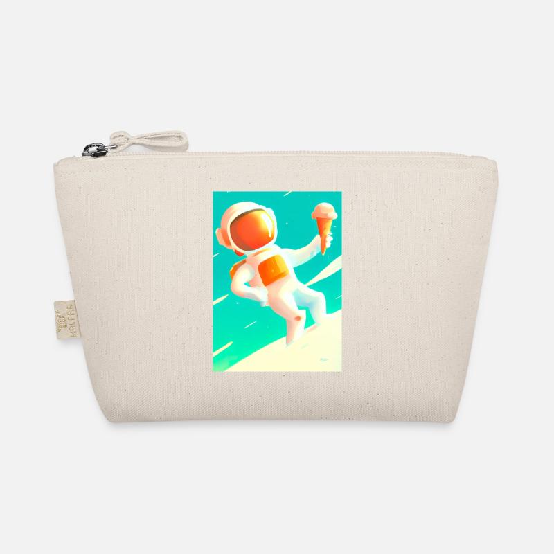 Astronaut mit Eiscreme Bio-Täschchen