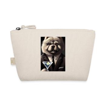 Chow Chow Anzug Martini - Bio-Täschchen - Natur - Vorne