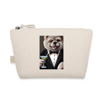 Chow Chow Anzug Martini - Bio-Täschchen - Natur - Vorne