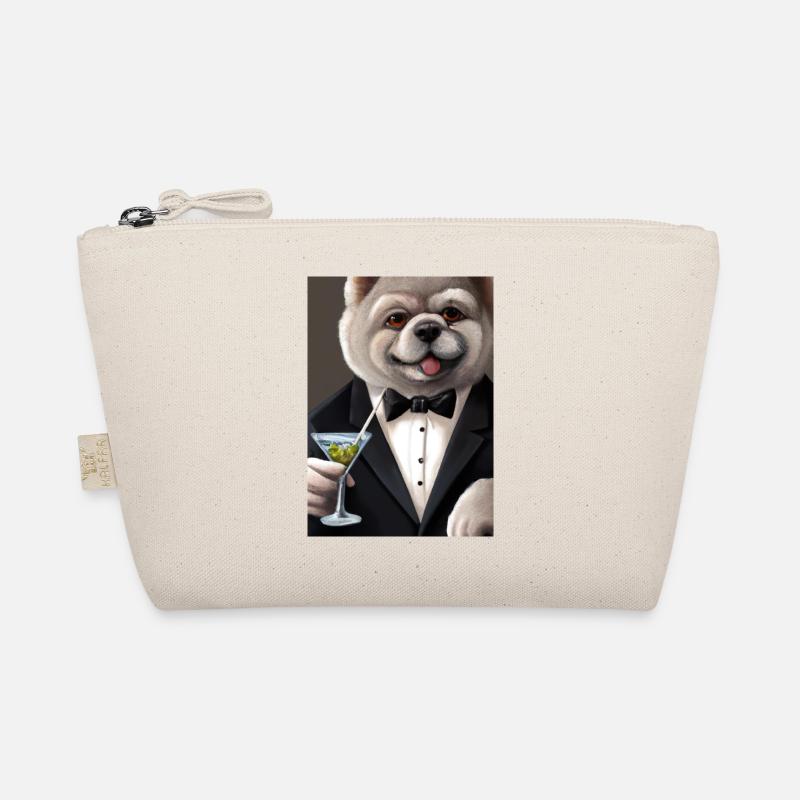 Chow Chow Anzug Martini Bio-Täschchen