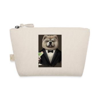 Chow Chow Anzug Martini - Bio-Täschchen - Natur - Vorne