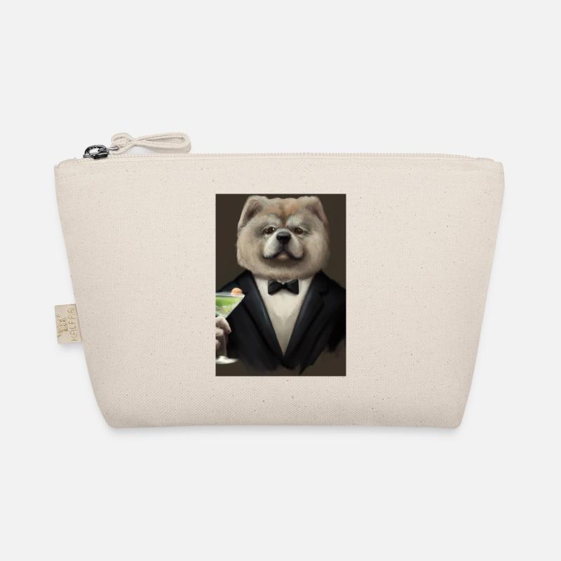 Chow Chow Anzug Martini Bio-Täschchen