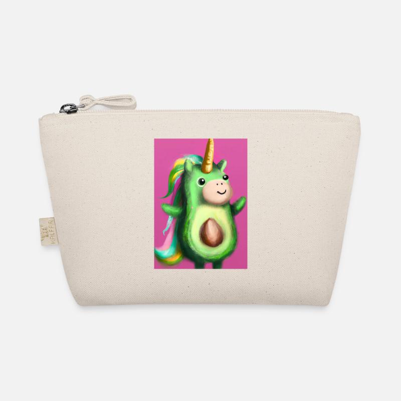 Niedliche Einhorn Avocado Bio-Täschchen