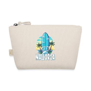 Mallorca Palmen Surfen Spanien Insel Sommer Party - Bio-Täschchen - Natur - Vorne