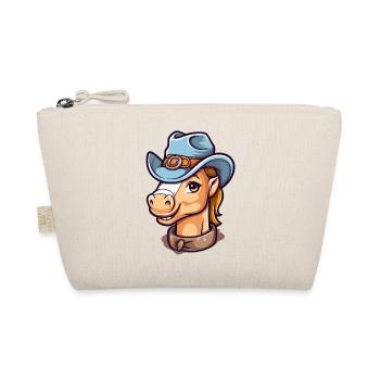 Wild Western Adventure for Horse Girls - Organic Pouch - nature - Front