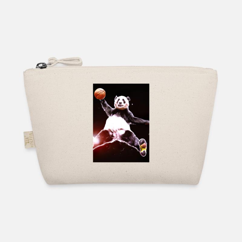 Basketball Dunk Panda Bio-Täschchen