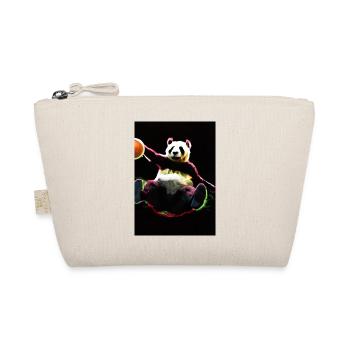 Basketball Dunk Panda - Bio-Täschchen - Natur - Vorne