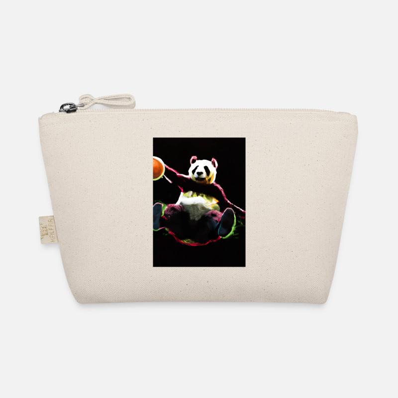 Basketball Dunk Panda Bio-Täschchen