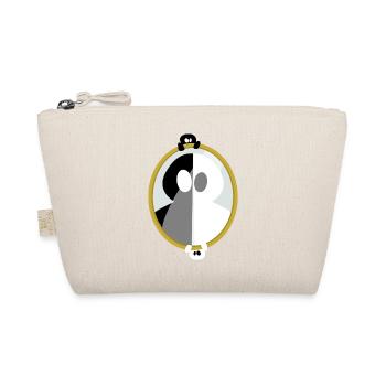 Mirror ink stains - Organic Pouch - nature - Front