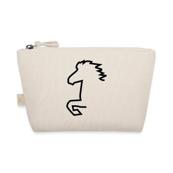 Icelandic horse - Organic Pouch - nature - Front