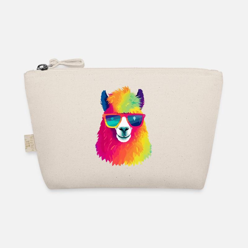 Oxy the spectacled llama Organic Pouch