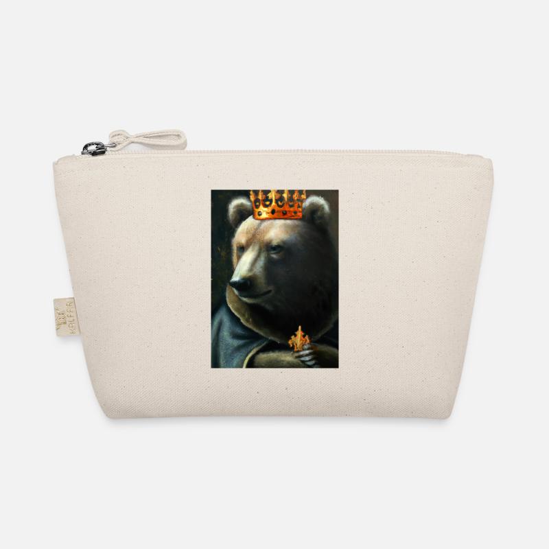 Bär mit Krone Bio-Täschchen