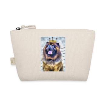 Chow Chow mit Krone - Bio-Täschchen - Natur - Vorne