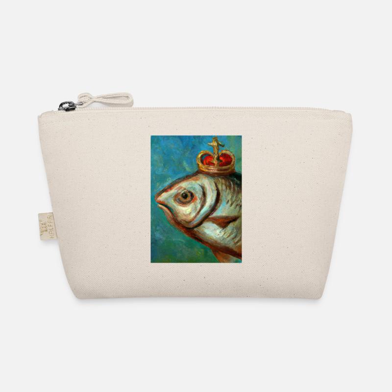 Fisch mit Krone Bio-Täschchen