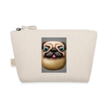 Kartoffel-Hund-Gesicht - Bio-Täschchen - Natur - Vorne