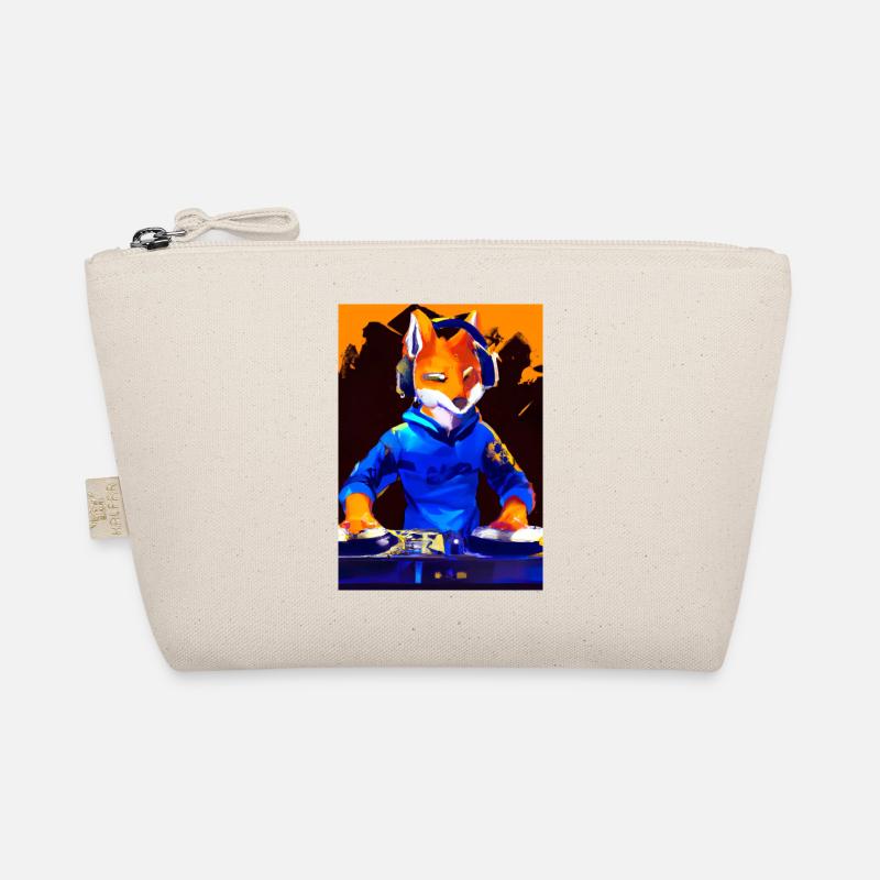 Fox am DJ-Pult Bio-Täschchen