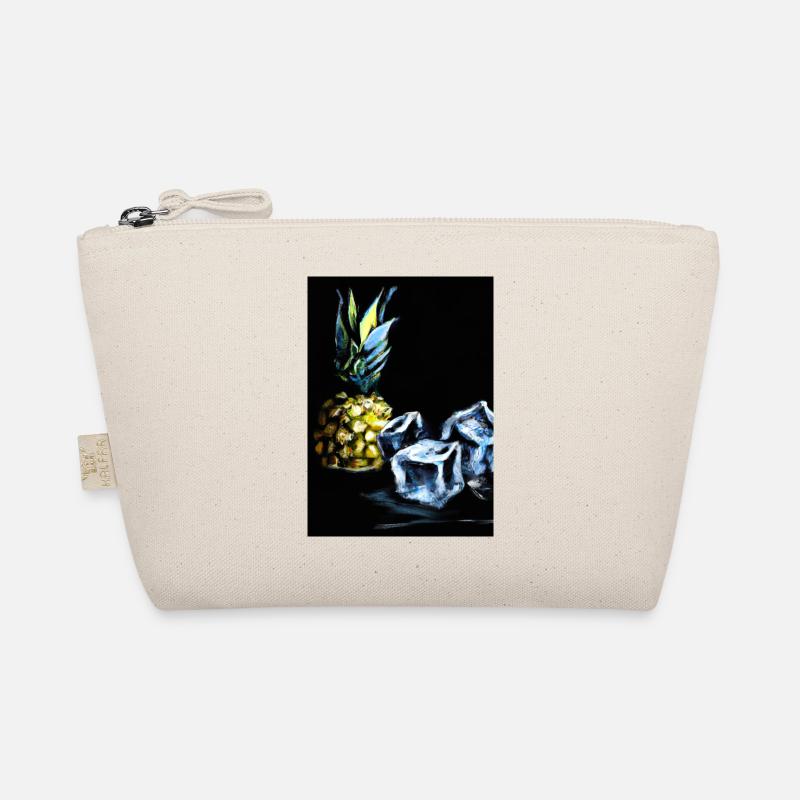 Ananas und Eiswürfel Bio-Täschchen