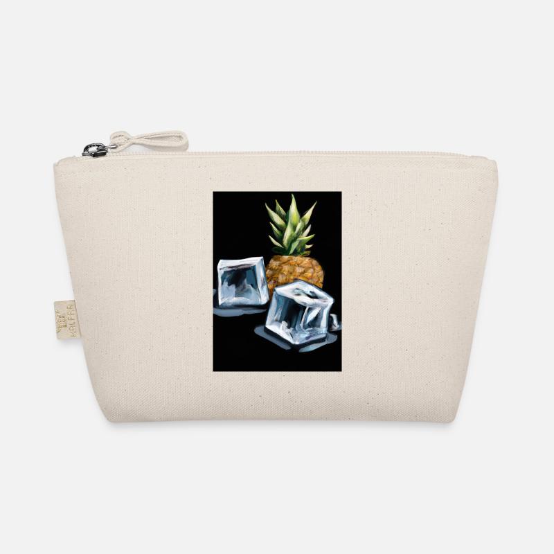 Ananas und Eiswürfel Bio-Täschchen