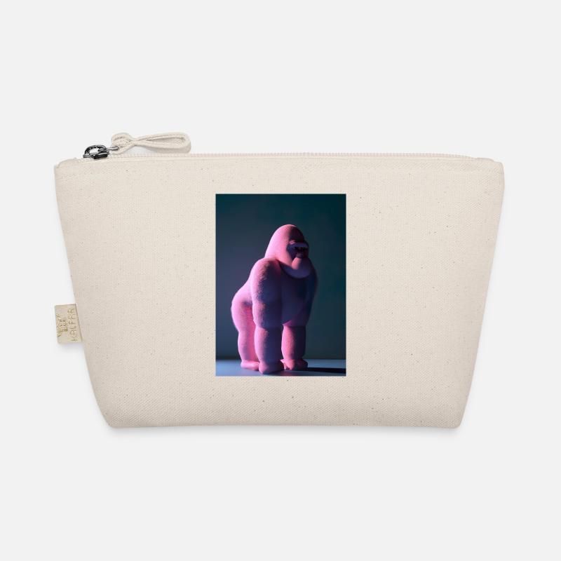 Rosa Gorilla Bio-Täschchen